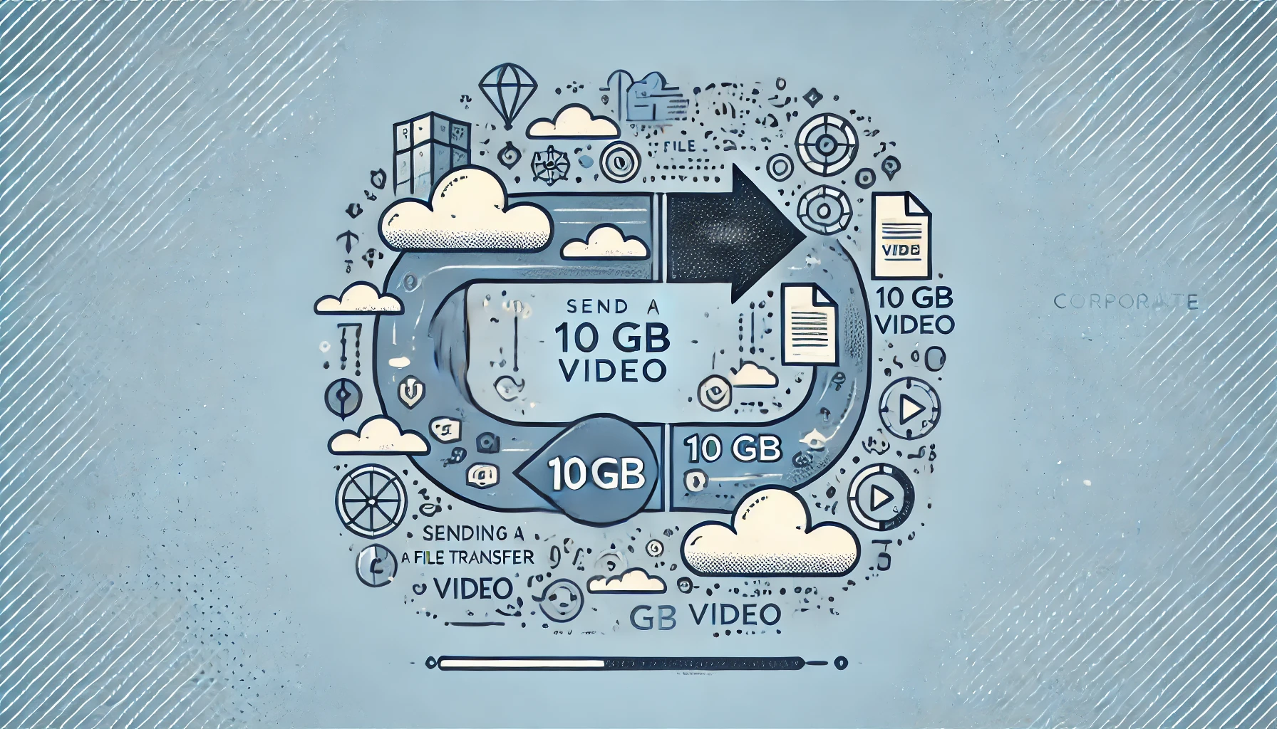 How do I send a 10 GB video?