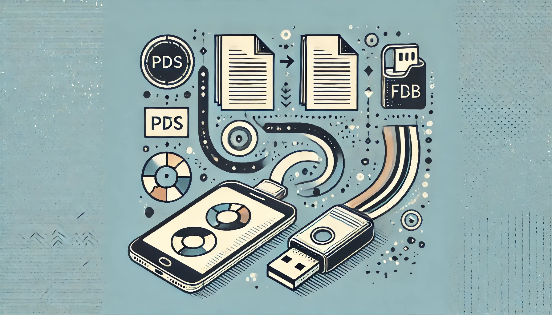 How to transfer PDF from smartphone to USB flash drive